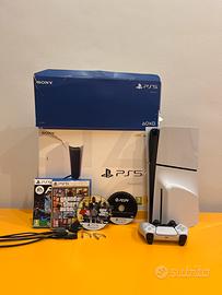 PS5 Slim 1TB disco + controller