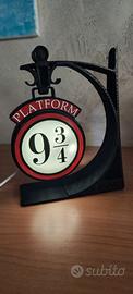 Harry Potter Binario platform 9 3/4 Led Lampada