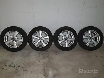 4 cerchi in lega 15 MSW by OZ con gomme invernali