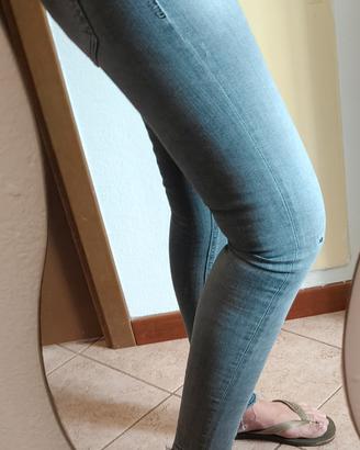 Jeans DONDUP originali donna tg 29 grigio chiaro