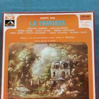 Due vinili vintage La traviata 