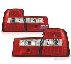 FANALI BMW SERIE 5 E34 88-95 LED ROSSO CROMATO