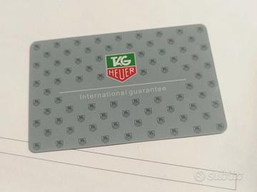 Card Orologi Tag Heuer Da collezione In Bianco