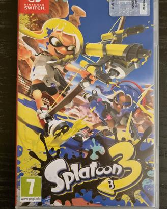 Splantoon 3 gioco nintendo switch 