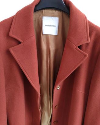 cappotto Borgofiori  in lana rosso large