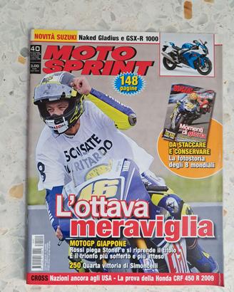 Motosprint 2008 VALENTINO ROSSI CAMPIONE DEL MONDO