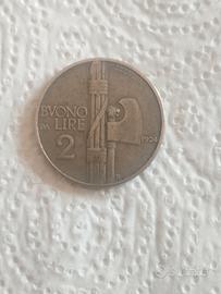 moneta buono da due lire 1924 