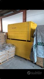 PANNELLI DA  ARMO IN LEGNO GIALLI  +  PANNELLI OSB