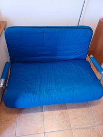 Divano letto compatto, una piazza e mezzo