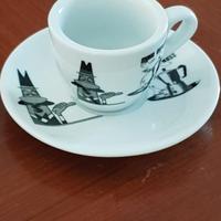 Tazze da caffè in porcellana vintage Bialetti