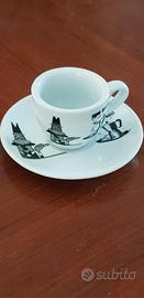 Tazze da caffè in porcellana vintage Bialetti