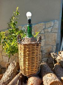 damigiana con lampada