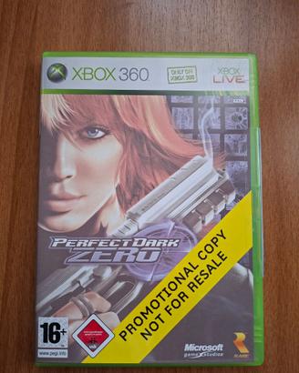 Perfect Dark Zero gioco X-box 360, UK in inglese