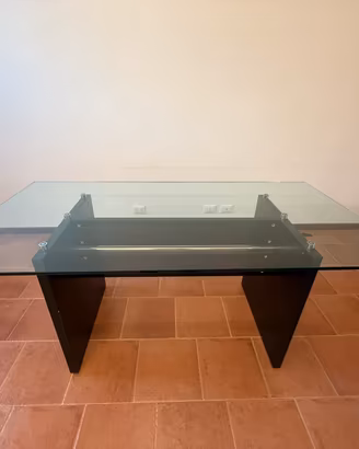Scrivania direzionale a vetro - 190x80cm