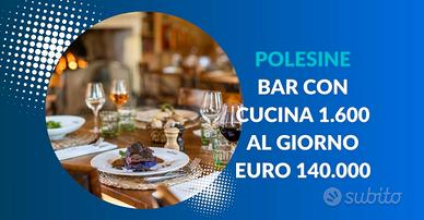 Bar bistrò con cucina, 1.600 al giorno 28R
