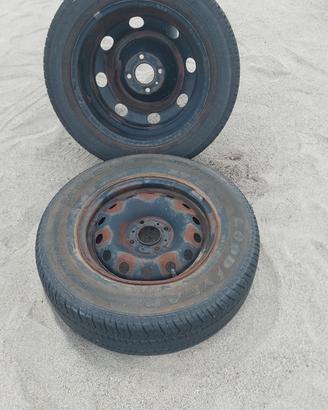Coppia Ruote di Scorta Singole - 5 Fori e 4 Fori -