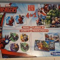 Clementoni Marvel Avengers EDU kit 4 giochi