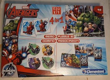 Clementoni Marvel Avengers EDU kit 4 giochi