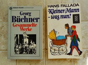 Libri di Buchner e Fallada in tedesco