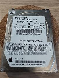 HDD Toshiba Apple Original 120GB