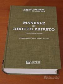 Torrente Schlesinger Diritto Privato 25 Ed.