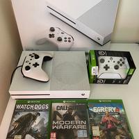 XBOX ONE S 500Gb + 2 CONTROLLER + GIOCHI
