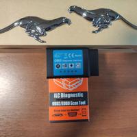 OBD2 DIAGNOSTICA AUTO + ADESIVI METALLO AUTO