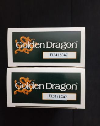 Valvole Golden Dragon EL34