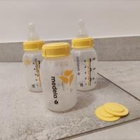 contenitori latte e biberon medela