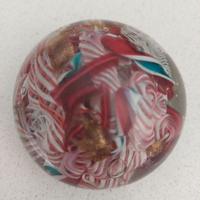 Fermacarte in vetro vintage