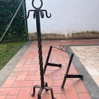 Set camino ferro battuto