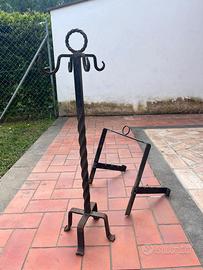 Set camino ferro battuto