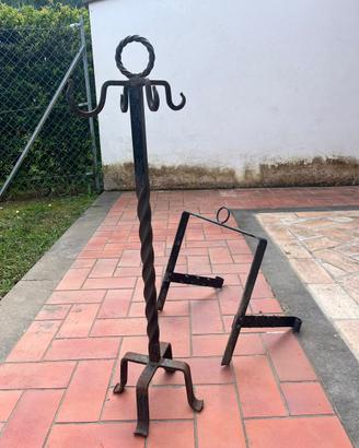 Set camino ferro battuto