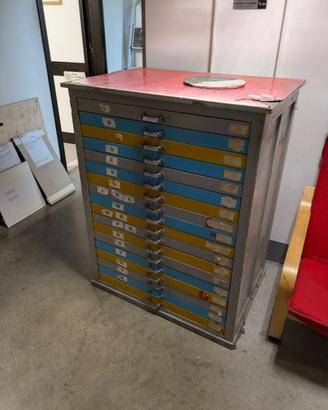 Cassettiera tipografia