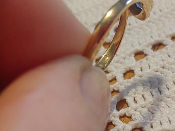 Anello in oro giallo 750