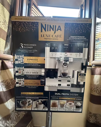 Macchina caffè Ninja Luxe Café Premier NUOVA
