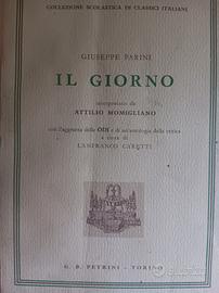 Libro vintage Il Giorno Giuseppe Parini