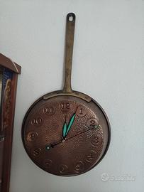 orologio da parete in rame 