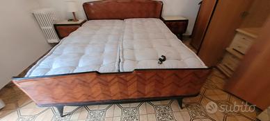 cassettiera + letto e comodini Art Deco'