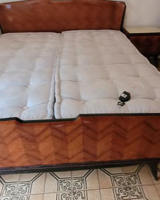 cassettiera + letto e comodini Art Deco'
