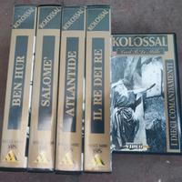 5Videocassette VHS di film di KOLOSSAL in italiano