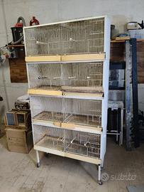 Batteria gabbie componibile 