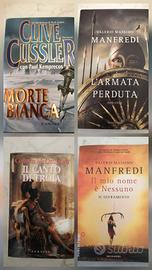 Lotto 4 libri romanzi storici/avventura