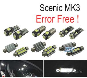 KIT 17 LAMPADE LED INTERNE 2009-2016 PER RENAULT S