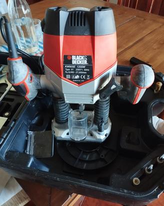 Elettrofresatrice black & decker 1200 w