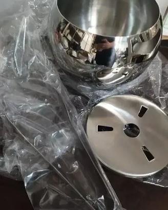 Porta ghiaccio amc acciaio