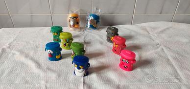 set 10 bidoncini ferrero anni 2000
