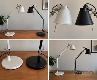 2 Lampade Artemide Tolomeo – Bianca e Nera