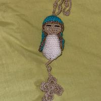 Madonna e Rosario Realizzati a mano all'uncinetto