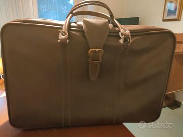 valigia vintage in pelle